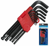 BlueSpot Long Metric Ball Point Hex Allen Key Set Allan Alan 1.27 - 10mm 13 Pc